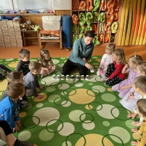 Podzimní les se zvířátky