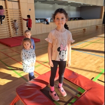 Cvičení v tělocvičně